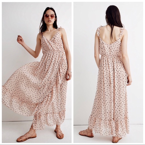 Madewell Dresses & Skirts - MADEWELL Ruffle-Strap Wrap Dress